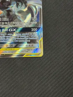 Pikachu & Zekrom GX Sun Moon Team Up SM168 Holo Promo Pokemon TCG - Image 4