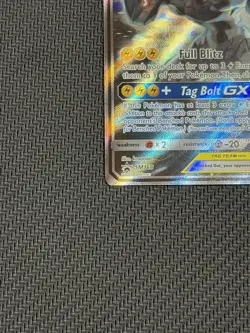 Pikachu & Zekrom GX Sun Moon Team Up SM168 Holo Promo Pokemon TCG - Image 5