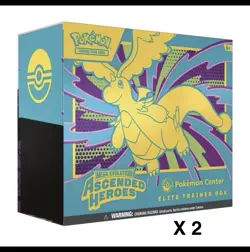 2 Ascended Heroes Pokemon Center Elite Trainer Box (ETB) CONFIRMED ✅ - Image 1