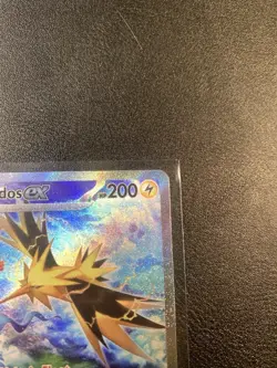 ZAPDOS EX 2023 POKEMON 151 SPECIAL ILLUSTRATION RARE 202/165 Near Mint - Image 3