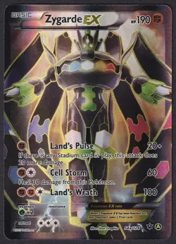 Pokemon Zygarde EX 54a/124 Full Art XY Fates Collide - Image 1