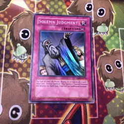 Yugioh Solemn Judgment DB2-EN073 Super Rare VLP - Image 1