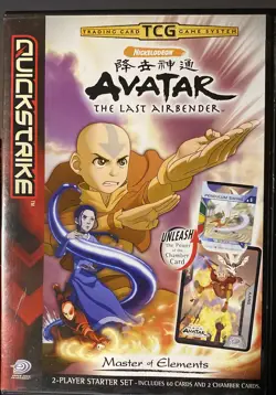 AVATAR THE LAST AIRBENDER QUICKSTRIKE TRADING CARD GAME MASTER OF ELEMENTS - Image 1