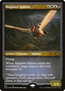Magister Sphinx - Foil Etched 2X2 NM MTG - Image 1