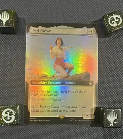 MTG Doctor Who - Peri Brown - Foil Extended Art Rare - Image 1