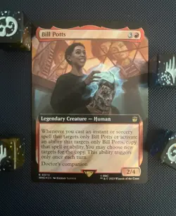 MTG Bill Potts Dr Who Extended Art Surge Foil - Image 1
