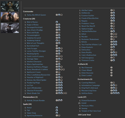 Tasha, the Witch Queen Commander EDH Deck, Dimir Thieves! - Image 2