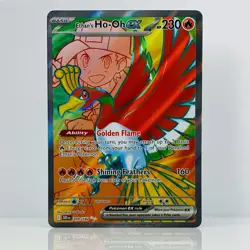 Pokemon Ethan's Ho-Oh ex 209/182 Destined Rivals Ultra Rare Full Art Holo - Image 1