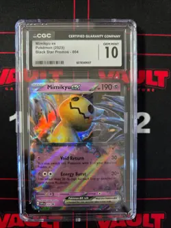 2023 Pokemon Mimikyu ex Black Star Promos #004 CGC 10 - Image 1