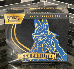 Pokemon TCG Mega Evolution Lucario ETB Elite Trainer Box - New Sealed - Image 1