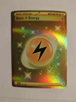 Gold Basic Lightning Energy 257/198 Pokemon Scarlet & Violet Base Secret Rare - Image 1