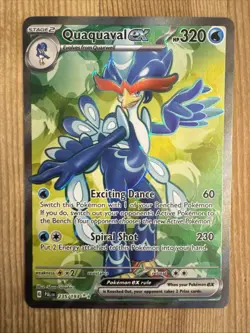 Pokemon TCG Quaquaval ex 235/193 Ultra Rare Paldea Evolved NM - Image 1