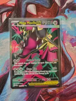 Pokemon TCG Mega Evolutions Mega Mawile EX Ultra Rare 162/132 - Image 1