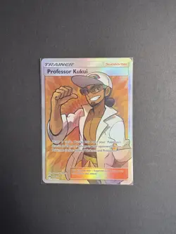 Professor Kukui Full Art Trainer Pokemon TCG Sun & Moon Base Set 148/149 - Image 1