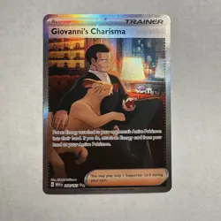 Giovanni's Charisma - 204/165 SV: Scarlet & Violet 151 Pokemon TCG - Image 1