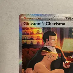 Giovanni's Charisma - 204/165 SV: Scarlet & Violet 151 Pokemon TCG - Image 3