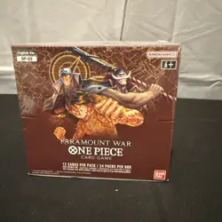 ONE PIECE TCG SEALED BOOSTER BOX 1x OP-02 ONE PIECE CARD ENG Parmount War. J529 - Image 1