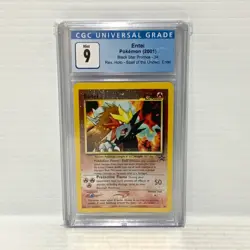 PSA CGC 9 - Entei 34 - Reverse Holo WOTC Promo - Graded Pokemon Card - Image 1