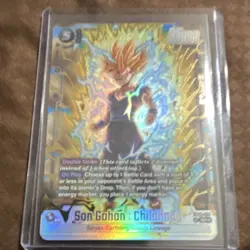 Dragon Ball Super Card Game Son Gohan: Childhood Foil 35000 Power Standard Size - Image 1