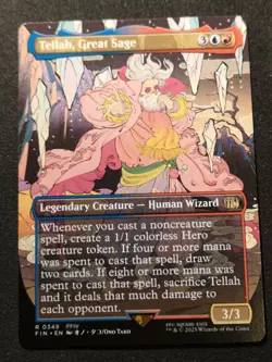 Tellah, Great Sage - Borderless - FIN - MTG - EN - NM - 0349 - Image 1