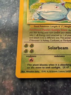 Venusaur Holo Rare 18/130 Pokemon Base Set 2 English WOTC LP - Image 2