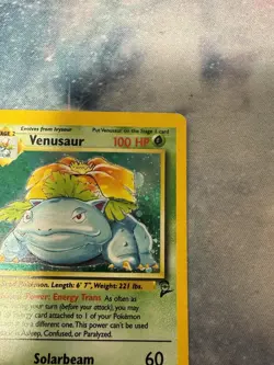 Venusaur Holo Rare 18/130 Pokemon Base Set 2 English WOTC LP - Image 4