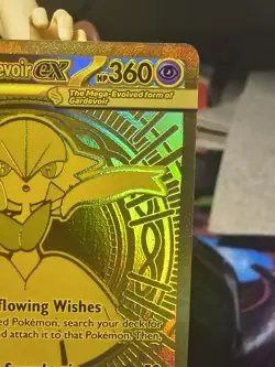 Pokemon Mega Evolution Gold Gardevoir EX 187/132 Secret Rare - Image 3
