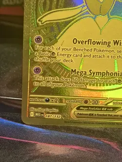 Pokemon Mega Evolution Gold Gardevoir EX 187/132 Secret Rare - Image 4