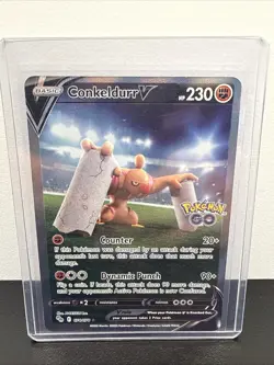 Pokemon Go TCG Conkeldurr V 074/078 Alt Art - Image 1