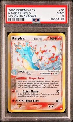 Pokemon PSA 9 Kingdra #10 Holo Ex Holon Phantoms 2006 English - Image 2