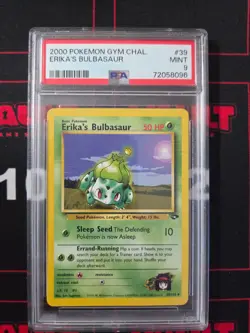 2000 Pokemon Erika's Bulbasaur #39 PSA 9 - Image 1