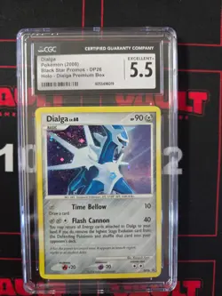 2008 Pokemon Dialga Black Star Promo DP26 Holo CGC 5.5 - Image 1