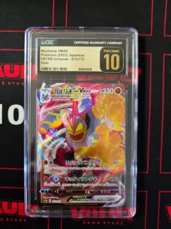 2022 Pokemon Machamp Vmax Vstar Universe #072 Holo Pristine CGC 10 - Image 1