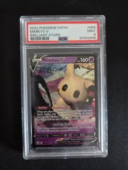2022 Pokemon Mimikyu V Brilliant Stars #068 PSA 9 - Image 1