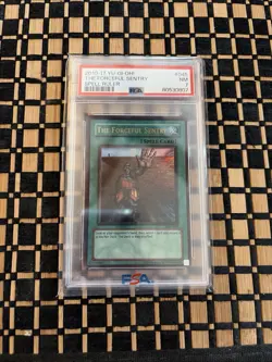 PSA 7 Yu-Gi-Oh! 2003 The Forceful Sentry MRL-045 Ultra Rare Mislabeled - Image 1