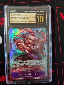 Trafalgar Law OP05-069 Supre Rare Alt Art CGC Pristine 10 One Piece Japanese - Image 1