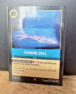 Disney Lorcana TCG - The First Chapter - Fishbone Quill Rare 168/204 - Image 1