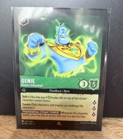 Disney Lorcana TCG - The First Chapter Genie - Powers Unleashed Rare 76/204 - Image 1