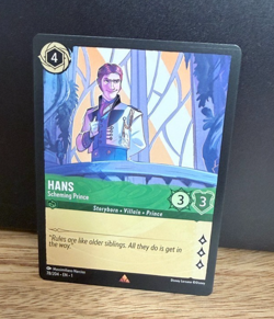 Disney Lorcana TCG - The First Chapter Hans Scheming Prince Rare 78/204 - Image 1