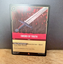 DISNEY LORCANA TCG - THE FIRST CHAPTER - Sword of Truth Rare 136/204 - Image 1