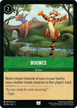 DISNEY LORCANA TCG - Rise of the Floodborn Bounce - Uncommon 97/204 FOIL - Image 1