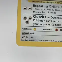 HOLO LP+ Pokemon Card Gym Heroes Holo Lt. Surge's Fearow 7/132 WOTC 2000 - Image 5
