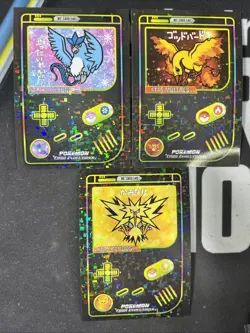 Articuno Moltres Zapdos Gameboy Chibi Holo Cards Peruvian Legendary Birds - Image 2