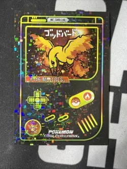 Articuno Moltres Zapdos Gameboy Chibi Holo Cards Peruvian Legendary Birds - Image 3