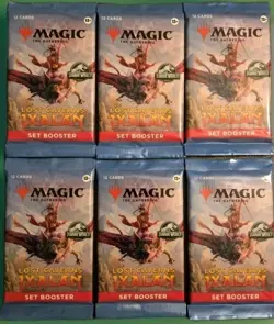 MTG Magic The Gathering, The Lost Caverns of Ixalan - Set Booster Packs (x6) - Image 1