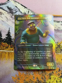 Doc Ock, Evil Inventor - Foil Extended Art SPE NM MTG - Image 1