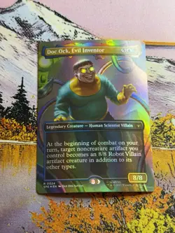 Doc Ock, Evil Inventor - Foil Extended Art SPE NM MTG - Image 2