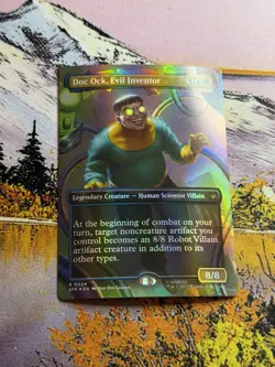 Doc Ock, Evil Inventor - Foil Extended Art SPE NM MTG - Image 4