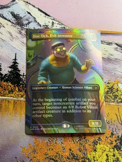 Doc Ock, Evil Inventor - Foil Extended Art SPE NM MTG - Image 5