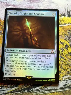 Sword of Light and Shadow - Foil Assassin's Creed MTG - Image 4